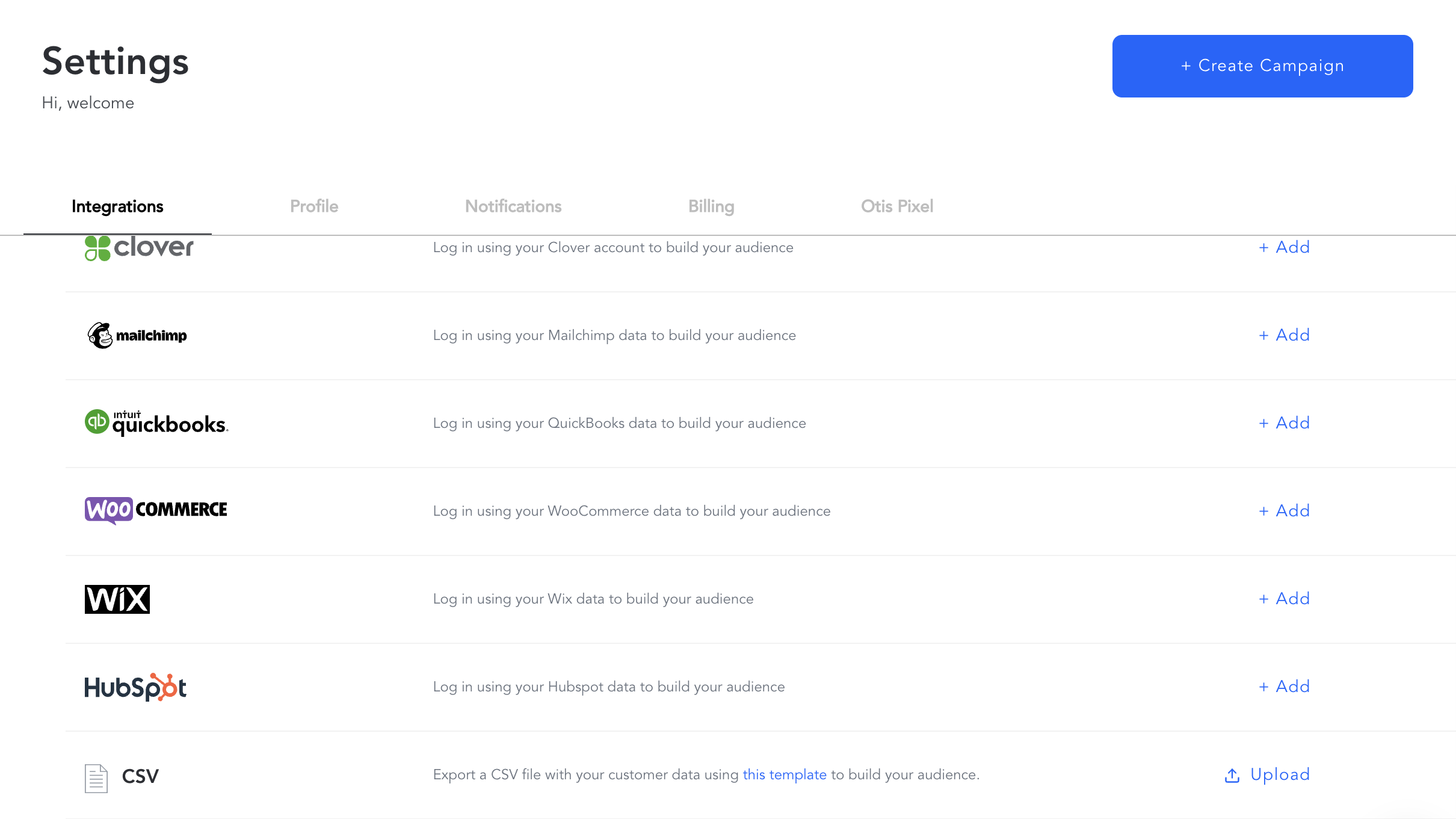 Reconnect with Existing Customers